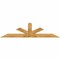 Ekena Millwork Saratoga Rough Sawn Timber Gable Bracket, Western Red Cedar, 96"W x 24"H x 4"D x 6"F, 6/12 Pitch GBW096X24X0406SAR00RWR - alternate 1